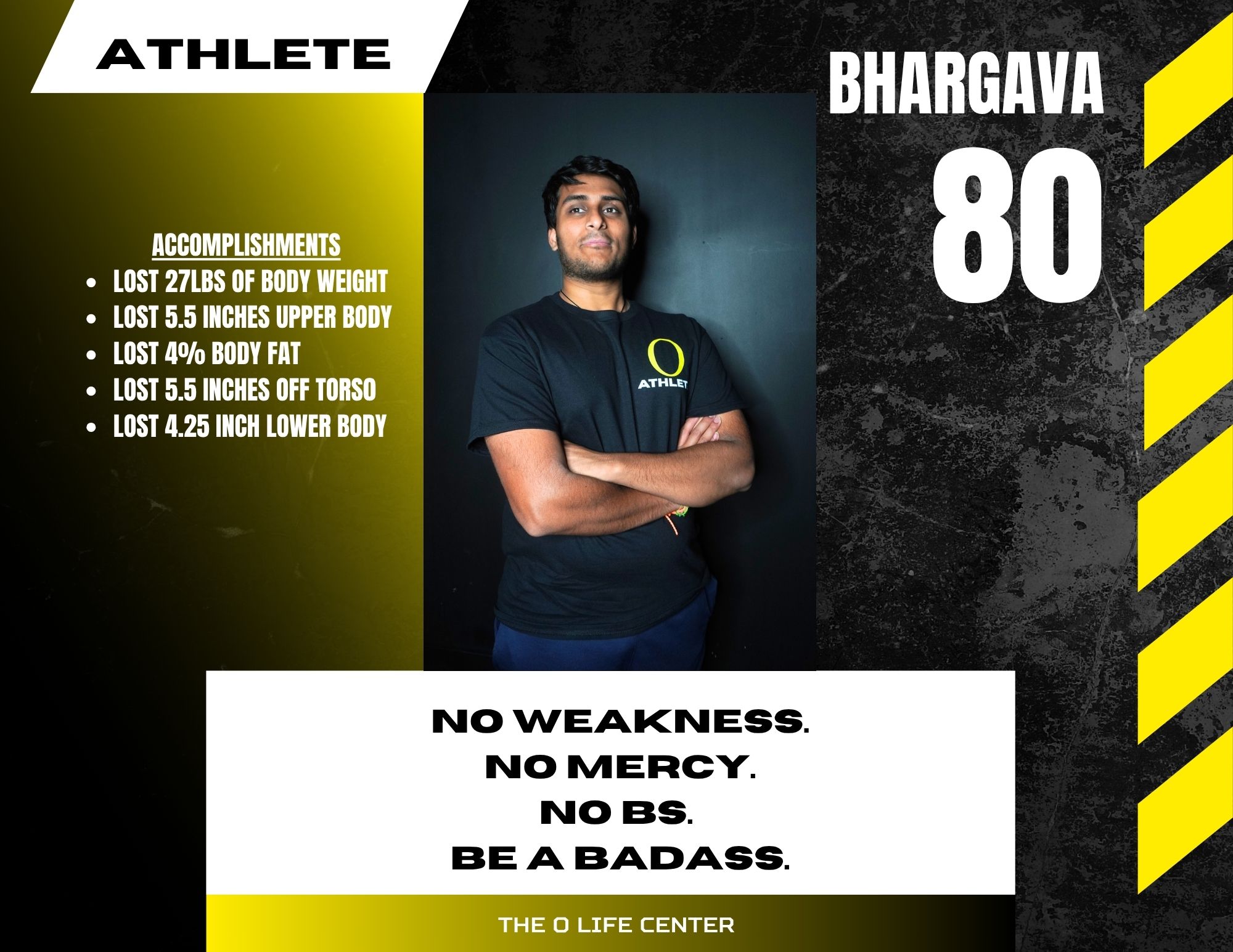 Bhargava · 80 — O Life Athlete feature