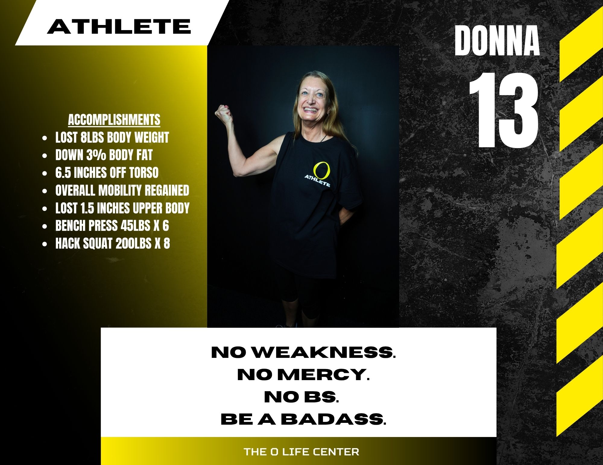 Donna · 13 — O Life Athlete feature