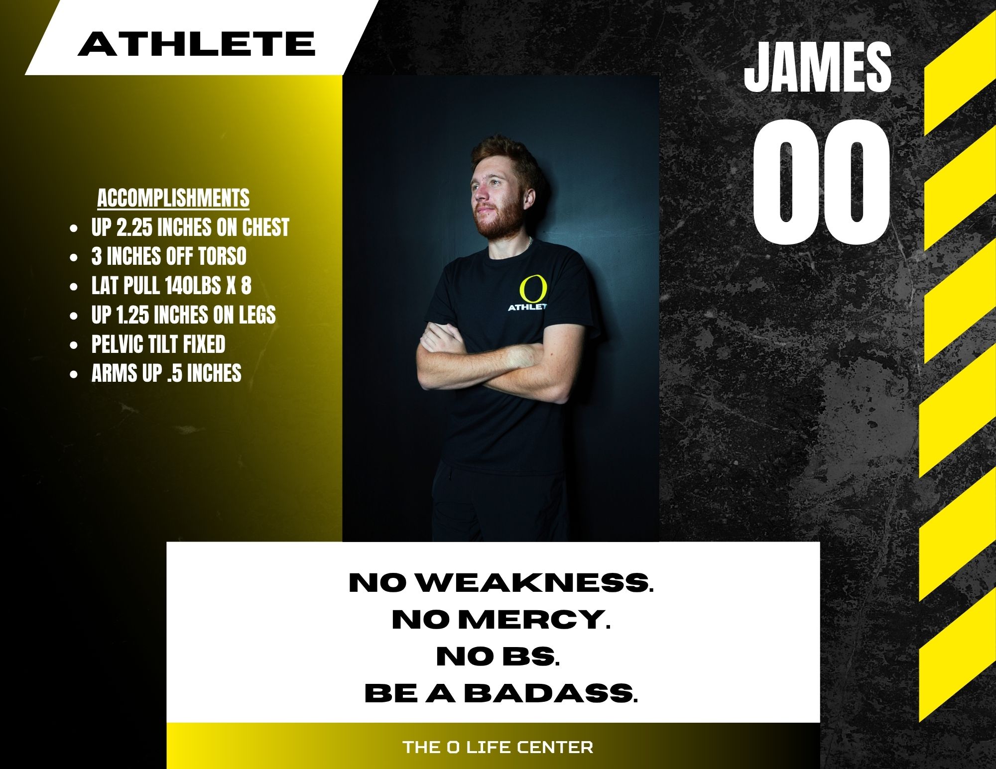 James · 00 — O Life Athlete feature