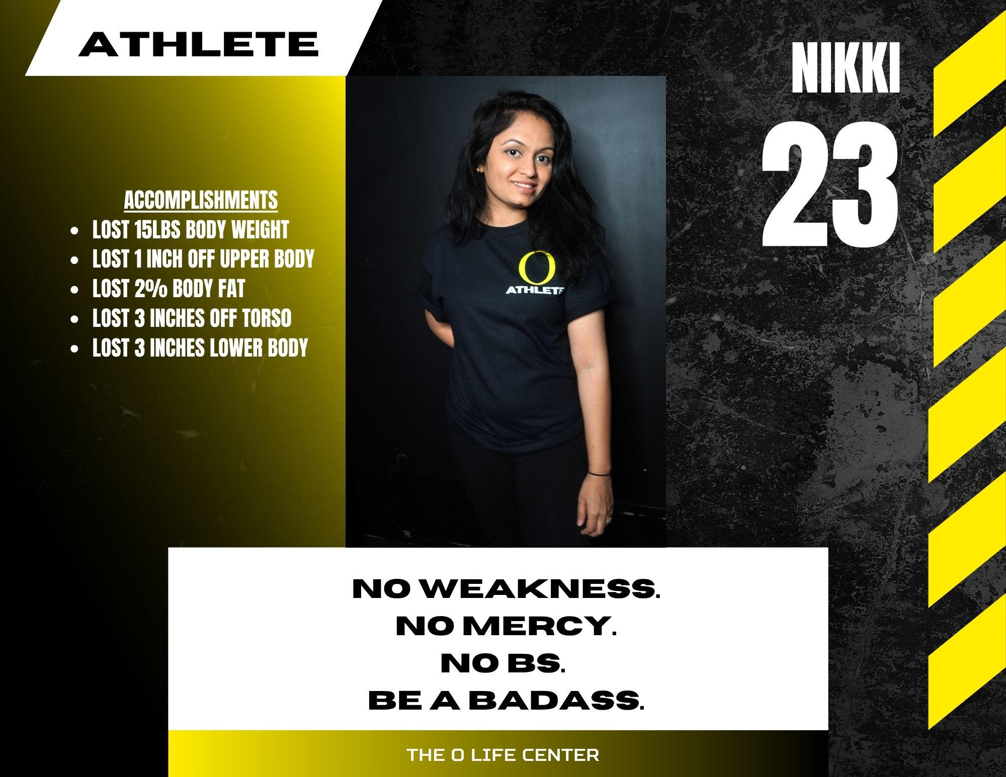 Nikki · 23 — O Life Athlete feature