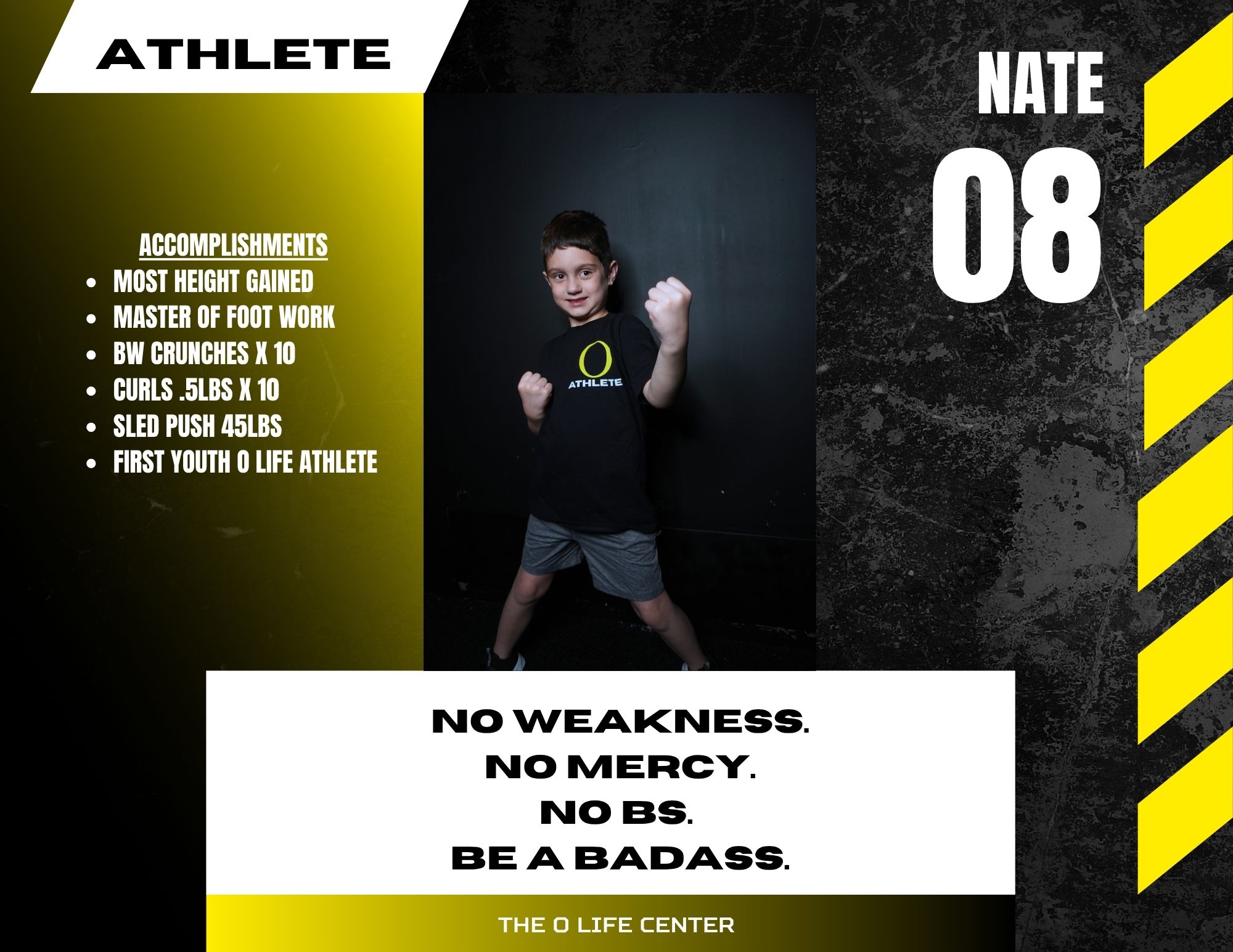 Nate · 08 — O Life Athlete feature