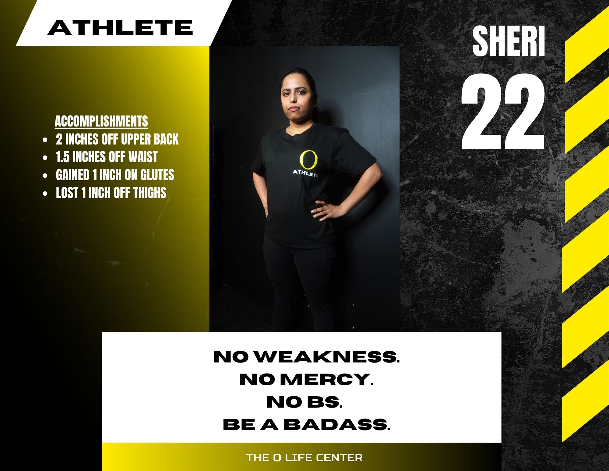 Sheri · 22 — O Life Athlete feature