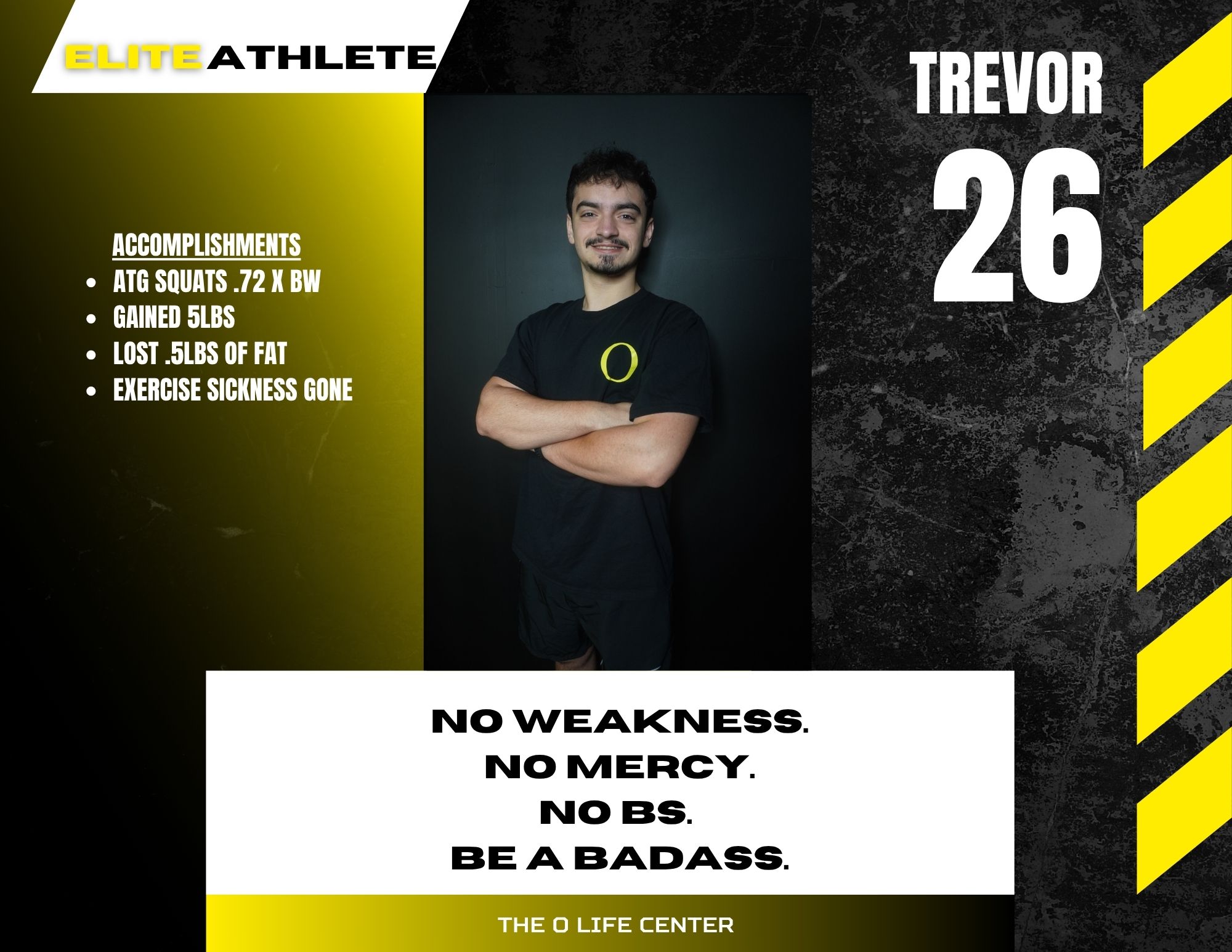 Trevor · 26 — O Life Athlete feature