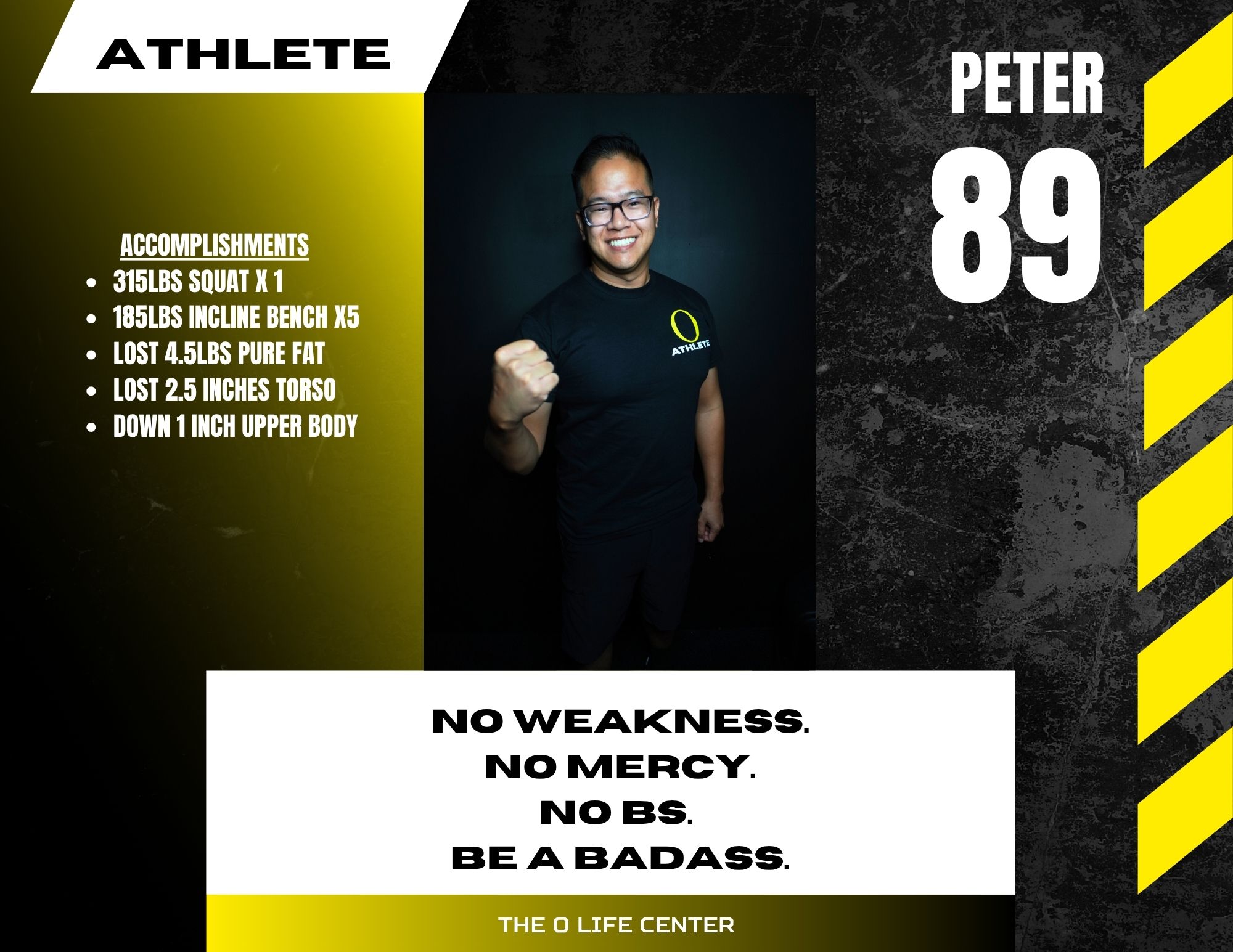 Peter · 89 — O Life Athlete feature