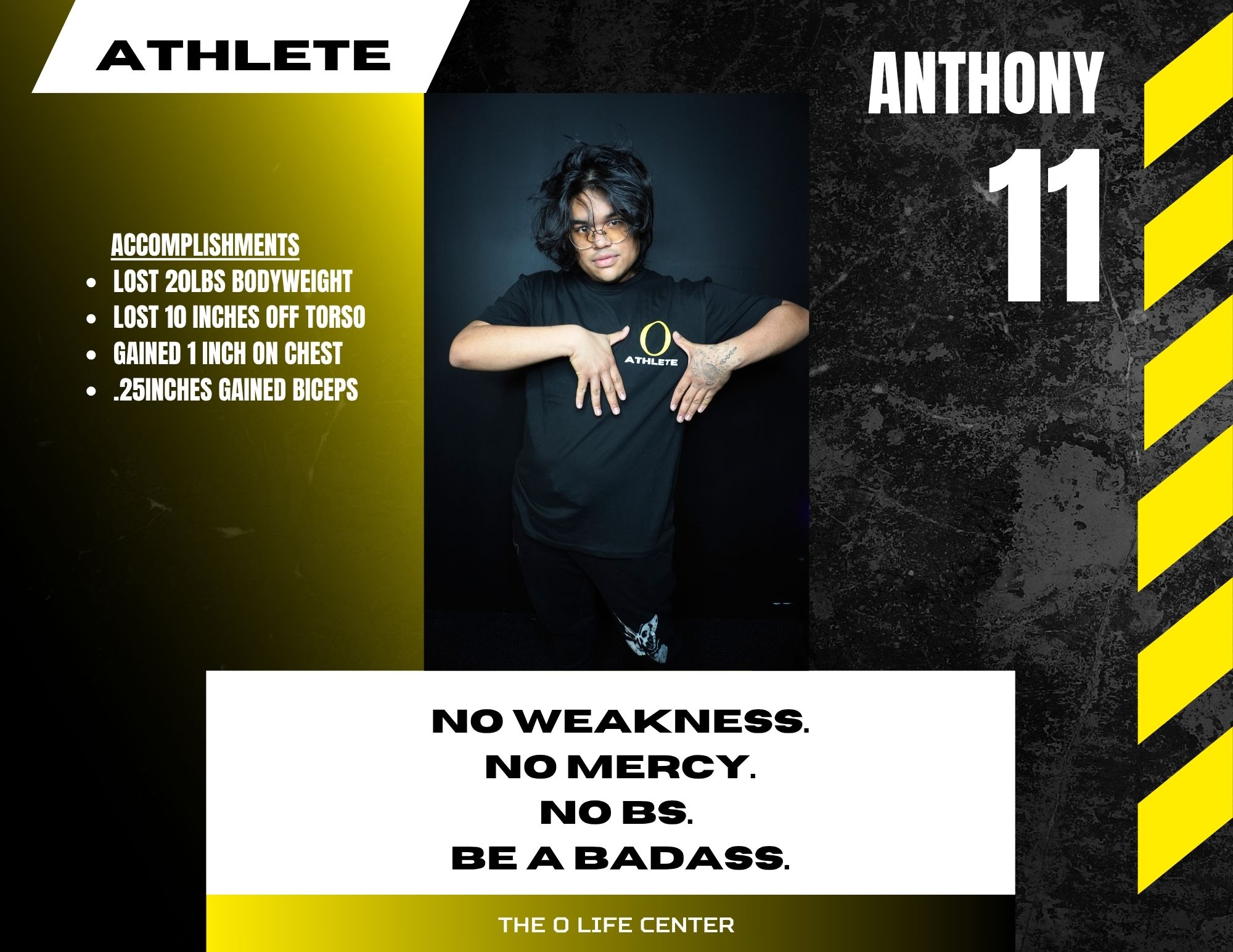 Anthony · 11 — O Life Athlete feature