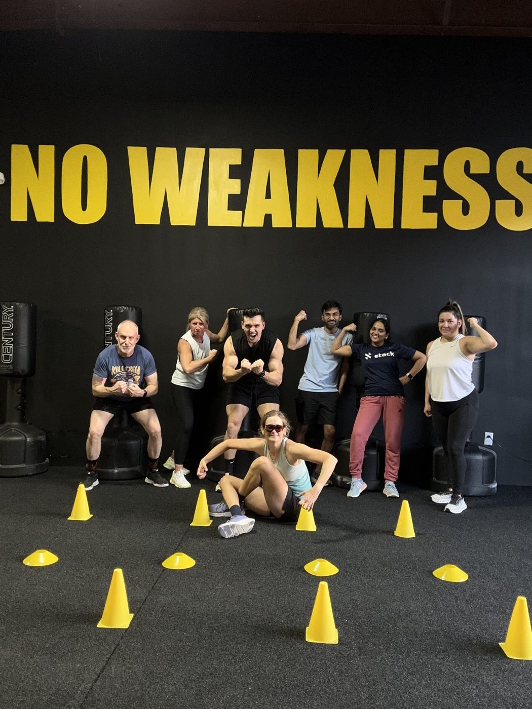 Members training together during a Movement group fitness session at The O Life Center in Little Elm, Texas